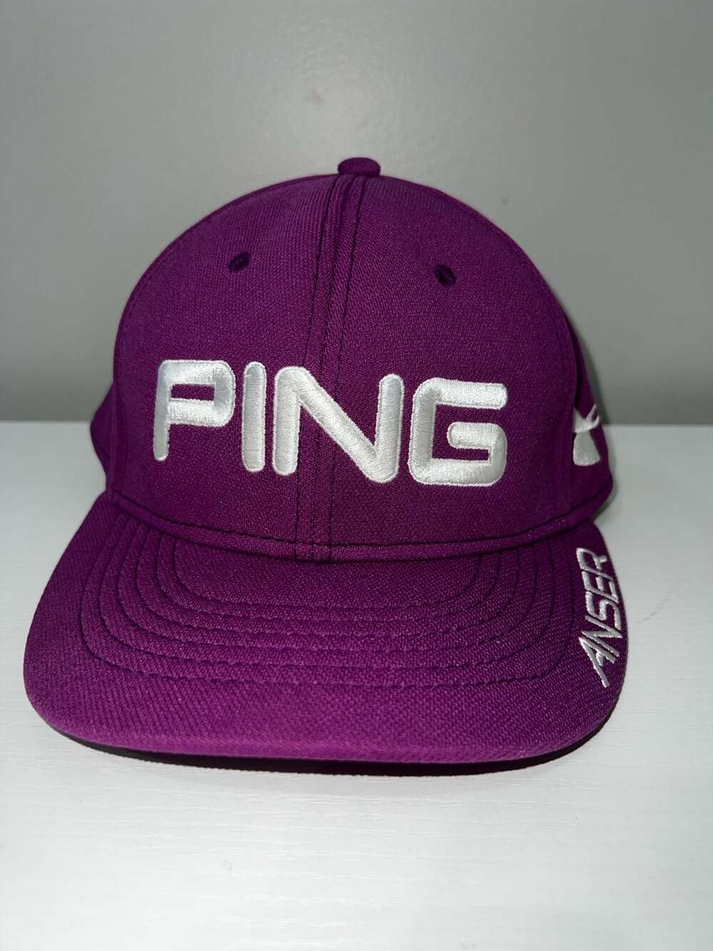 Ping Anser Under Armour Purple Golf Cap Hat